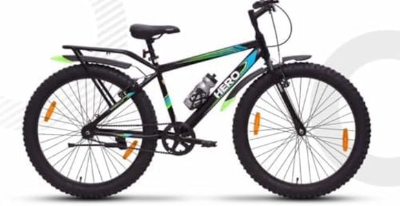 Unisex Hero Next 26X300 Fat Bike/Cycle Single Speed 26 T Fat Tyre Cycle (Single Speed, Black), Rigid, 17 Inches