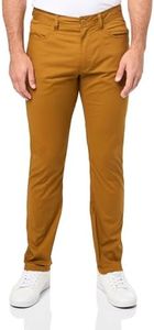 prAna Men's Standard Double Peak Slim Pant, Antique Bronze, 28W x 34L