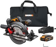 WORX Cordless Circular Saw, 20V 7-1/4-Inch Brushless, WX520L.2