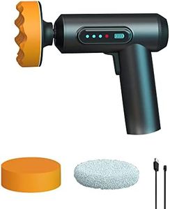 ZHINIAN 2000RPM Handheld Portable Cordless Car Polishing Machine Electric Car Polisher Multi-Function Scratch Repairs Polishing Machine with 3 Polishing Pads