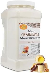 SPA REDI - Body and Foot Cream Mask, Milk and Honey, 128 Oz - Pedicure Massage for Tired Feet and Body, Hydrating, Fresh Skin - Infused with Hyaluronic Acid, Amino Acids, Panthenol, Comfrey Extract