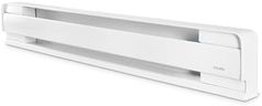 Stelpro Brava Electric Baseboard Heater, 750W / 240V, 37 5/8″ L x 5 7/8″ H, Rounded-Corner Steel Convection Heater for Rooms up to 75 sq ft, Durable 22‑Gauge Housing (AB0752W) - White