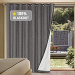 Smarcute 100% Blackout Linen Blacko