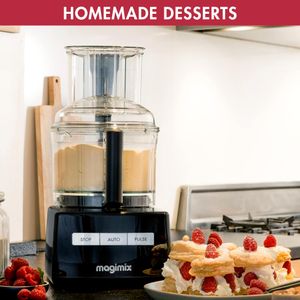 Magimix 3200XL Food Processor – Black, Compact Kitchen Appliance
