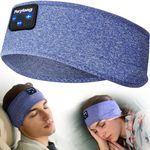 Perytong Sleep Headphones Bluetooth Sleeping Headband, Sleeping Headphones Music Sports Headphones Headband,Ultra-Soft Bluetooth Headband for Side Sleepers, Sleeping Gifts for Men Women