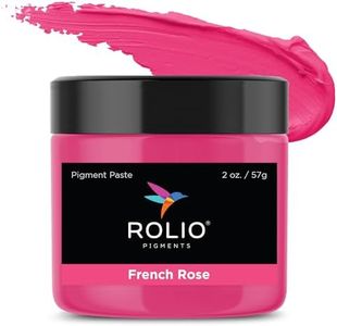 Rolio Pink Pigment Paste for Epoxy Resin – French Rose, 2oz Jar – Opaque Pink Epoxy Colorant, Resin Dye Paste, High-Intensity Pigment Paste for Art, Jewelry, Crafts, Tumblers & DIY Projects