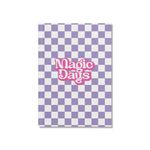 DINKYWHEE Magic Days - Retro - Soft Cover A5 100 Gsm Premium Paper Notebooks (100 Pages, 50 Ruled Sheets)