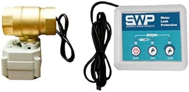 Crystal Quest Leak Detector Smart Valve for Whole House Water Filters | 1" Connector, Auto Shutoff, Reliable Leak Detection, Made in USA, Easy Installation