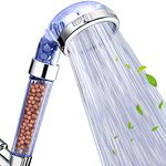 Nosame Shower Head, Filter Filtration High Pressure Water Saving 3 Mode Function Spray Handheld Showerheads for Dry Skin & Hair