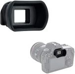 Kiwifotos Long Soft Viewfinder Eyecup Eyepiece for Canon EOS 90D 80D 70D 60D 77D 6D Mark II 5D Mark II Rebel T7 T6 T5 T100 T8i T7i T6s T6i T5i T4i T3i T2i T1i SL3 SL2 SL1 4000D 50D 40D 30D and More