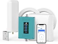 Cell Phone Signal Booster for Home and RV | Boosts 5G 4G LTE & 3G Signals | Supports All U.S. Carriers - Verizon, AT&T, T-Mobile & More | FCC Approved