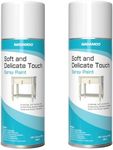 NADAMOO Soft and Delicate Touch Spray Paint for Cabinet and Furnitue，Matte Ivory White, 2 Cans
