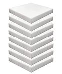 Foamma (8-Pack 2" x 18" x 18" HD Upholstery Foam High Density Foam (Chair Cushion Square Foam for Dinning Chairs, Wheelchair Seat Cushion Replacement)