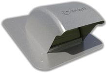 InOvate DryerJack Low Profile Roof Vent with Roof Neck (Mill Finish)