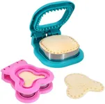 Sandwich Cutter,2 Piece Sandwich Cutters for Kids Lunch, Square and Mouse Shaped Breakfast Sandwich Cutter and Sealer Set, Ideal for Different Fillings To Create Uniquely Shaped Sandwich Bento.