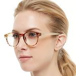 OCCI CHIARI Stylish Reading Glasses 4.0 for Women, Ladies' Lightweight Glasses, Acetate Frame Reader (Yellow, 400)