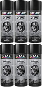 Sherwin-Williams Company Duplicolor High Performance Gloss Black Wheel Paint (12 oz) - 6 Pack