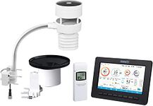 Ecowitt HP2553 Large Display Wi-Fi Weather Station with Ultrasonic Anemometer Sensor Package and Self-Emptying Rain Gauge Sensor