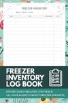 Freezer Inventory List: Fridge & Freezer Kitchen Stock Supply Tracker and Notebook to Track All of Your Family's Freezer Items