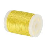 PATIKIL Archery Bow String Serving Thread 120 Yard/110M, 0.3" Dia Bowstring Thread for Tying Peep Sight Nock Compound Recurve Bow, Yellow