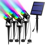 T-Sun RGB Solar Spotlights Outdoor,