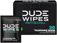 DUDE Wipes Flushable Wipes, Individ