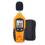 LABART™ Decibel Meter - Digital Sound Level Meter with Certificate, Self-Calibration Decibel Reader, Noise Meter with LCD Display Measurement Range 30-130 dB spl Meter with Calibration Certificate