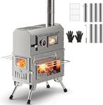 YRenZ Tent Stove Wood Stove with Ov