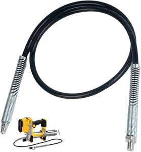DCGG5703-42 Grease Gun Hose Kit for Dewalt 20v Max Cordless Grease Gun, 1/8" NPT 42" Flexible Grease Hose Extension-W/Coupler