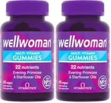 Wellwoman Multivitamin for Women Vegan Berry Gummies, 120 Count (Pack of 2)