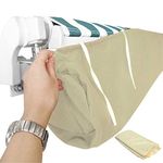 Patio Awning Canopy Cover, Awning Canopy Shelter Winter Storage Cover Waterproof Replacement Awning Canopy Outdoor Patio Bag, Oxford Cloth, for Outdoor Patio Backyard(Size:2.5M,Color:Beige)