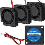 4PCS 30mm Blower Fan 3010 12V 3D Printer Cooling Fan 30mm x 10mm Bearing Turbo Cooling Fan with 2 Pin Terminal