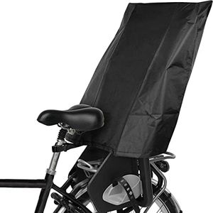 bonna Housse de pluie pour siège de vélo pour enfant - Protection contre la pluie (convient pour Römer, Hamax, Thule, etc.) - Noir