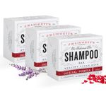 J·R·LIGGETT'S All-Natural Original Shampoo Bar | Solid Organic Dry Bar For Sensitive Scalp And Color-treated Hair | Sulfate-Free With Antioxidants and Vitamins | Set of 3 | Original Scent | 3.5 Oz