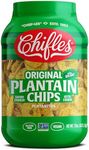 Chifles Original Plantain Chips (22oz Tub) - Everyday Healthy Snack - Wholesome & Crunchy - More Satisfying than Potato Chips | Natural, Gluten Free, Nut Free, Vegan, Kosher | 22 servings