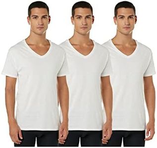 Hanes Men's 3-Pack V-Neck T-Shirt - White - XX-Large (50-52)