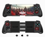 Megadream Phone Controllrt for iPhone Android with CASE Support, Hall Trigger, Turbo,MFi Wireless Bluetooth Gamepad Joystick for Xbox Game Pass/Google Stadia/Call of Duty Mobile/Genshin/Roblox(Black)