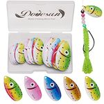 Dovesun Fishing Lure Making Kit Spinner Making Kit Inline Spinner Baits Trout Lures Fishing Gift DIY Kit Inline Spinner Making Kit 15pcs