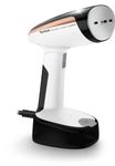 Tefal Access Steam Pocket Handheld Clothes Steamer, Ultra-Compact Design, Foldable Head, 15-Second Ready, 1300W, Steam Output up to 20g/min, Lightweight, DT3052G0, Black & White & Rose Gold