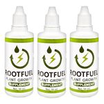 Rootfuel Liquid Plant Growth Enhancer Supplement- Root Enhancer For Plants, Pot Plant Growth Enhancers, Take Root Rooting Hormone Supplement For Transplant | Pack Of 3