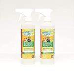 Absolutely Clean Amazing Bird Poop Remover - Just Spray/Wipe - Safely & Easily Removes Bird Messes - Use Indoor/Outdoor - Made in The USA (16oz Spray Bottle 2pack - Save 20%)