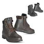 Touring Motorcycle Boot, Men’s Motorbike Ankle Boots, Motorcycle Shoes, Brown Motorcycle Footwear, Protective Motorcycle Boots (Brown, UK Footwear Size System, Adult, Men, Numeric, Medium, 8)