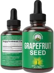 Grapefruit Seed Extract Liquid Drops Supplement. Vegan GSE Grapefruit Seed Extract For Women and Men. Zero Sugar, Non Bitter. For Immune, Digestive Support. Gluten Free Oil. Take Orally