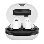 Arctis GameBuds for PlayStation/PC/Switch/Mobile — Quick-Switch 2.4GHz + Bluetooth 5.3 — Active Noise Cancelling — Mobile App Sound Presets — Water Resistant IP55 — 40H Battery with Qi Charging Case