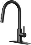 FORIOUS Black Kitchen Faucet, Kitch