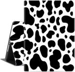 iPad 10.2 Case Cow Print, iPad 9th Generation Case, iPad 8th Generation Case, iPad 7th Generation Case, 10.2 Inch iPad Case Kids Girls, 9th Generation iPad Cover Adjustable Stand Auto Wake/Sleep