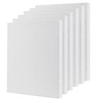 Holdfiturn 6PCS Blank Canvas A3(30X40cm) Artist Canvas Panels Board 100% Cotton Blank Canvases for Acrylic Painting Canvas Board for Artists Oil Paint & Wet Water Art Media