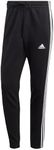 adidas Men's Essentials French Terry Joggers, Black/White, S