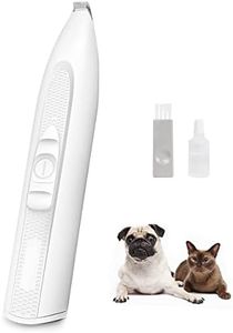 PAWBBY Dog Paw Trimmer, Dog Clippers, Cordless Cat and Small Dogs Clipper, Low Noise Electric Mini Pet Grooming Clippers for Trimming The Hair Around Face, Paw Pads, Eyes, Ears, Rump