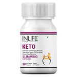 INLIFE Keto Slimming Capsules | Extracts - Garcinia Cambogia, Green Coffee Bean, Green Tea, Spirulina Moringa | Weight Management Supplement – 90 Vegetarian Capsules (Pack of 1)